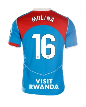 Billige Fotballdrakt Atletico Madrid Nahuel Molina #16 Replika Tredjedrakt Dame 2025-26 Kortermet Billige Fotballdrakt Atletico Madrid Nahuel Molina #16 Replika Tredjedrakt Dame 2025-26 Kortermet